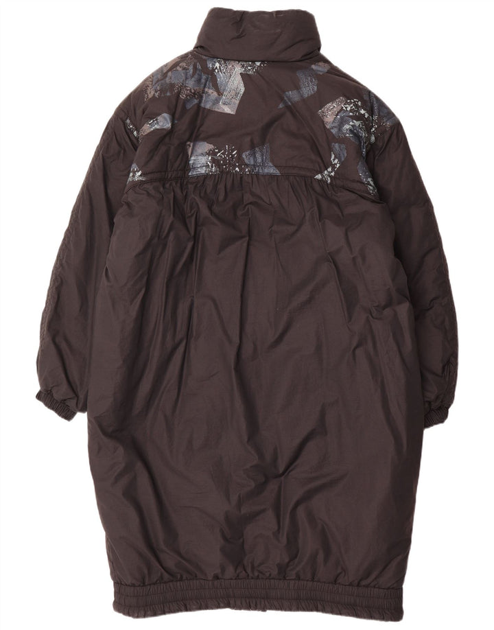 Luhta Manteau rembourré surdimensionné pour femme UK 16 Grand coton color block noir