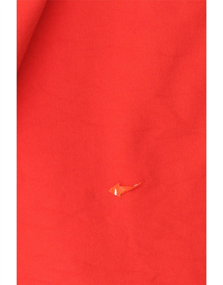 ZARA Veste blazer longue pour femme UK 12 Polyester rouge moyen