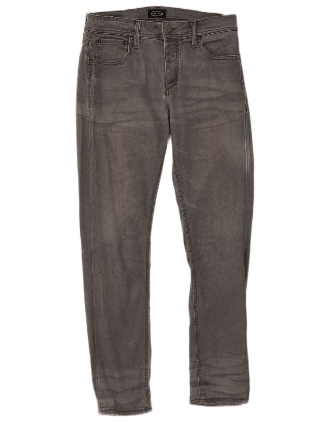 Jack & Jones Jean Slim Homme W32 L30 Gris Coton