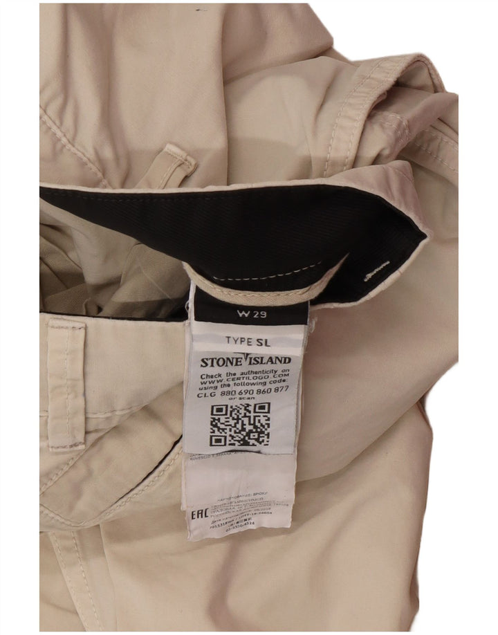 STONE ISLAND Pantalon Cargo Slim Homme W29 L29 Coton Beige