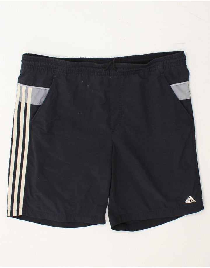 Adidas Short de Bain Homme Bleu Marine Moyen Colorblock Polyamide