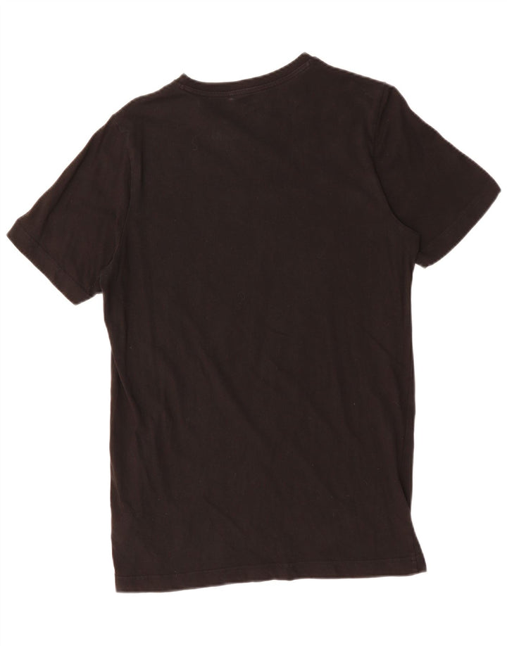 Puma T-shirt graphique pour homme, petit, noir, coton