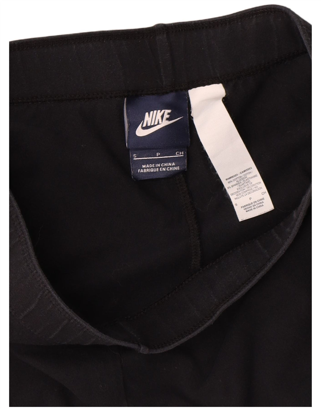 Nike Legging Capri graphique pour femme UK 8 petit coton noir