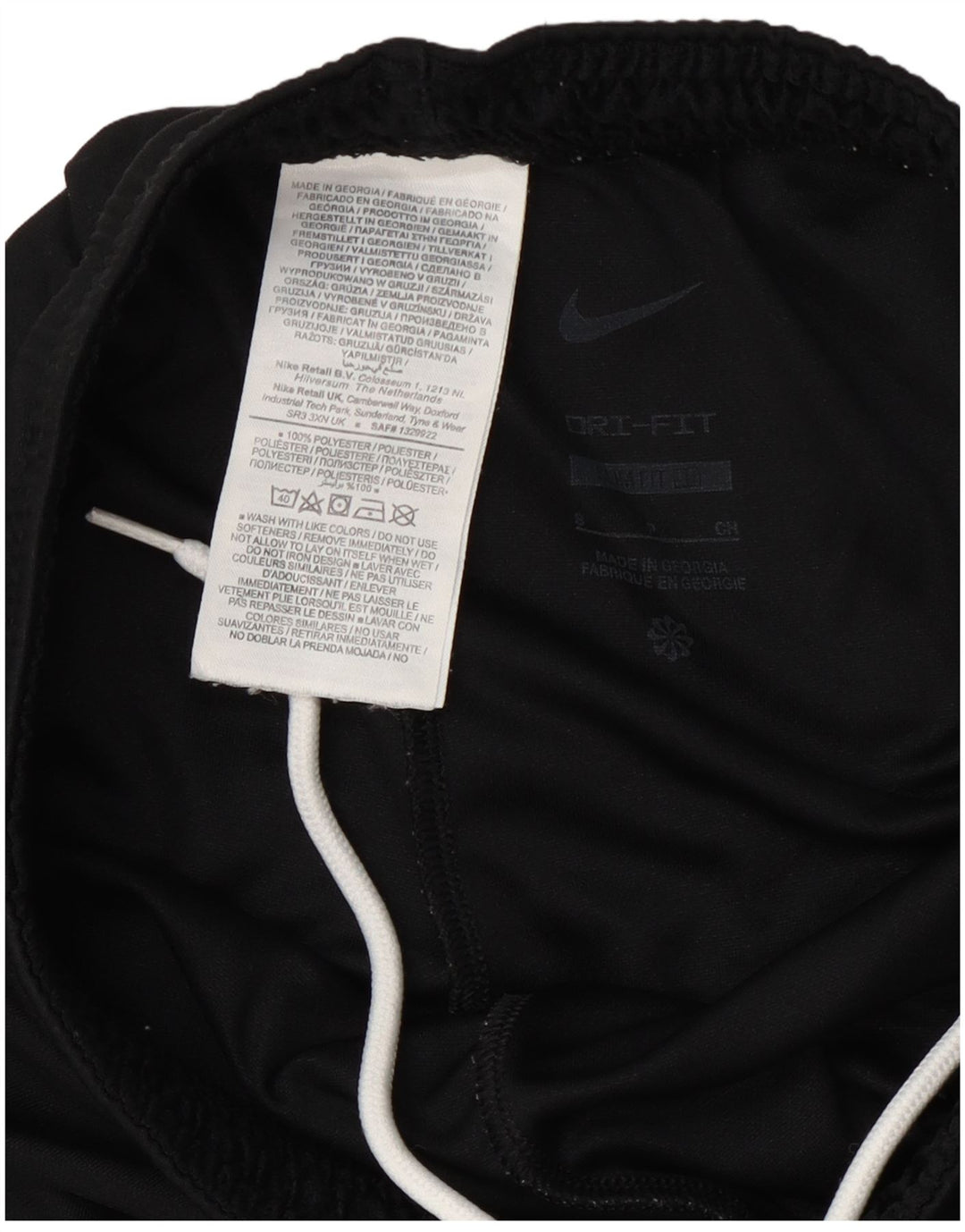 Short de sport Nike Dri Fit Slim pour hommes, petit, noir, polyester
