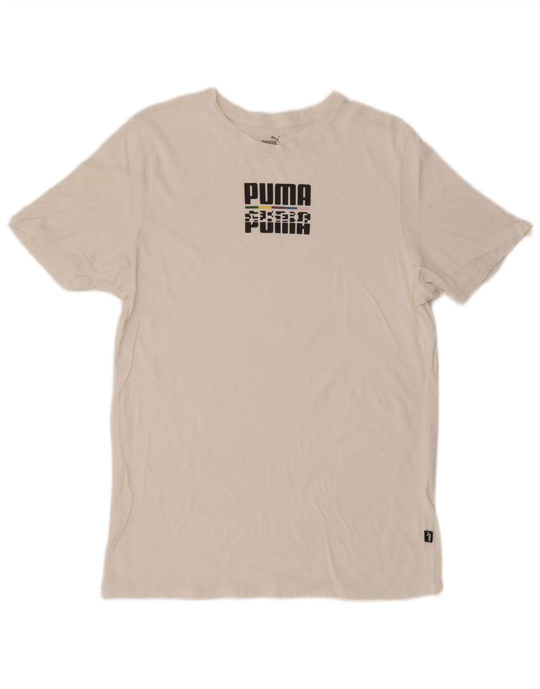 Puma Tee-Shirt Graphic Homme Blanc Moyen