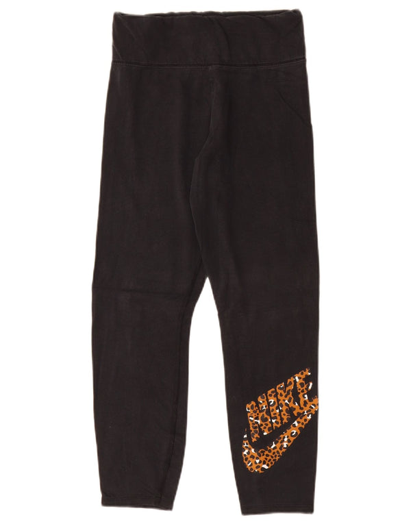 Nike Legging court graphique pour femme UK 8 Small Noir
