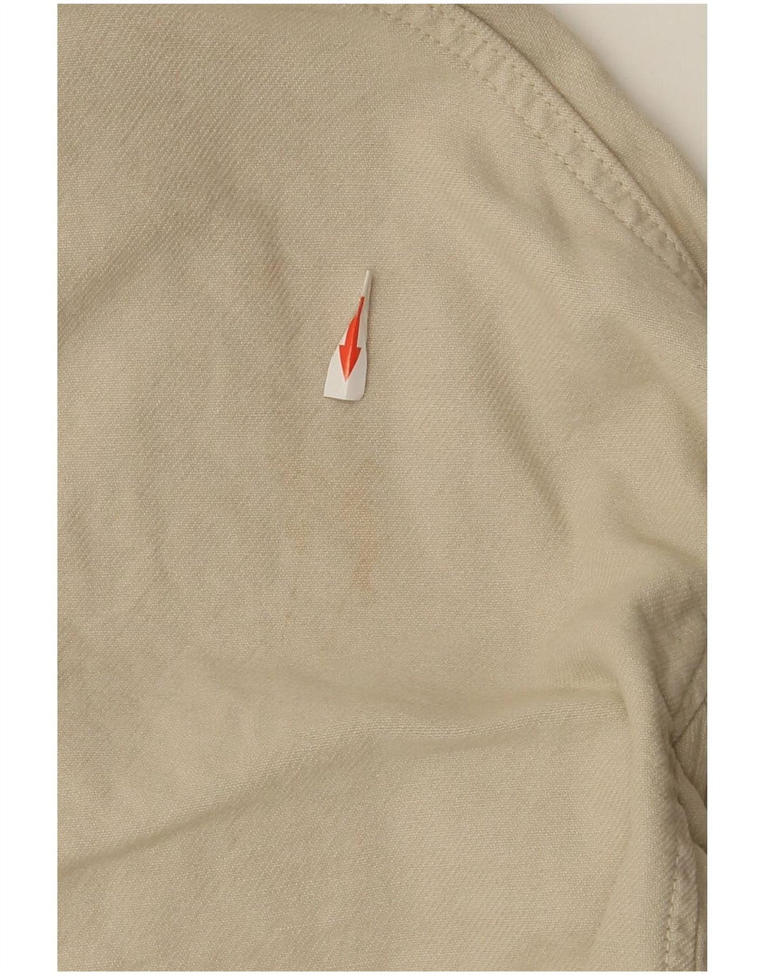 Zara Veste utilitaire surdimensionnée pour femme UK 10 Petit coton kaki