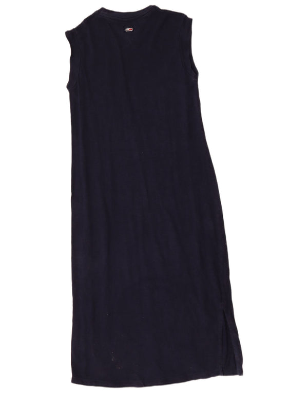 Tommy Hilfiger Robe t-shirt graphique pour femme UK 12 Bleu marine moyen