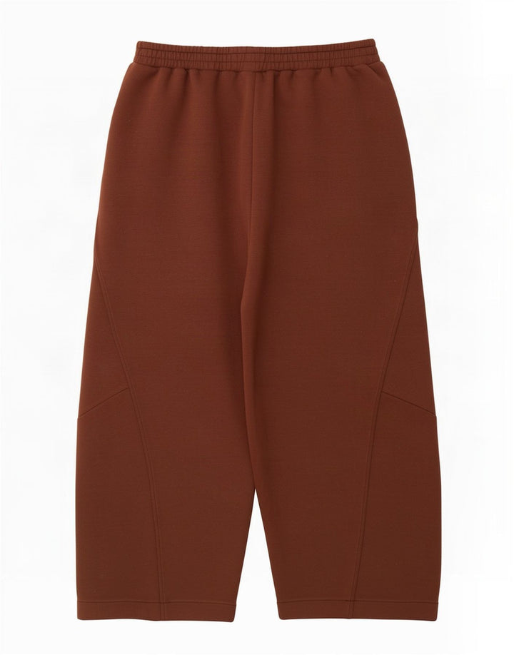 Marks & Spencer Pantalon de survêtement court pour femme UK 14 Large Marron Polyester