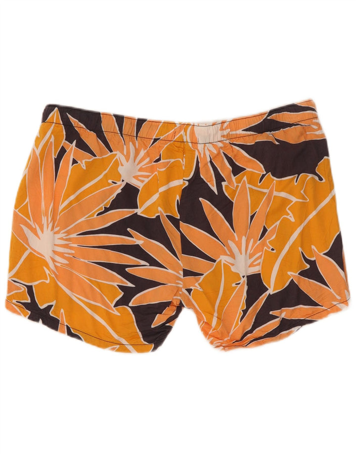 Gap Short de maternité décontracté pour femme Medium W32 Orange Floral Viscose