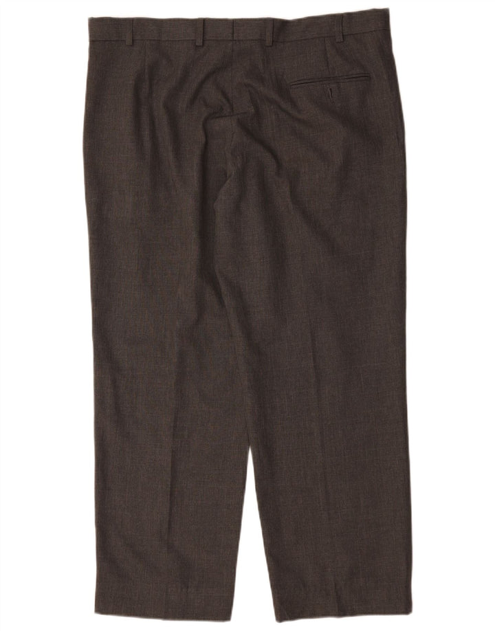 Marks & Spencer Pantalon de costume droit coupe droite pour homme W38 L29 Gris