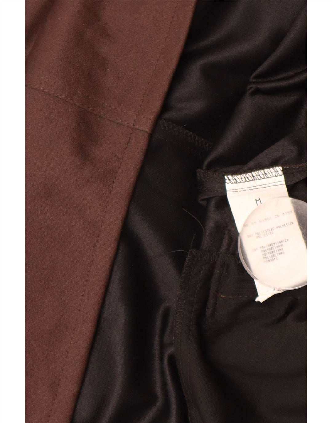 BENETTON Trench-Coat Femme UK 44 Polyester Marron Moyen