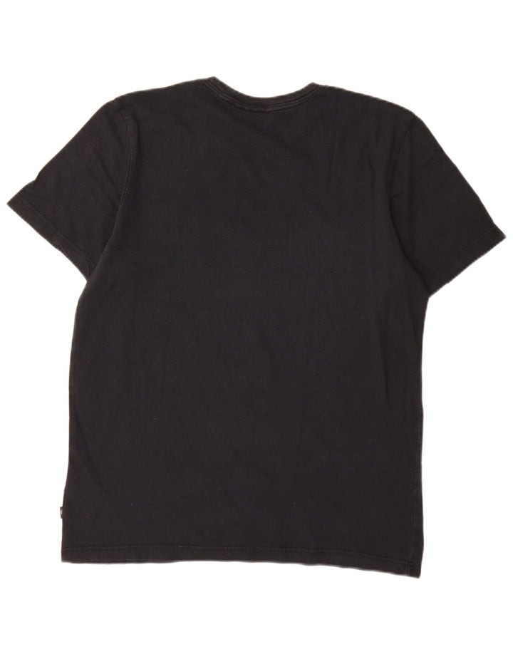 Adidas T-shirt graphique pour homme en coton noir moyen