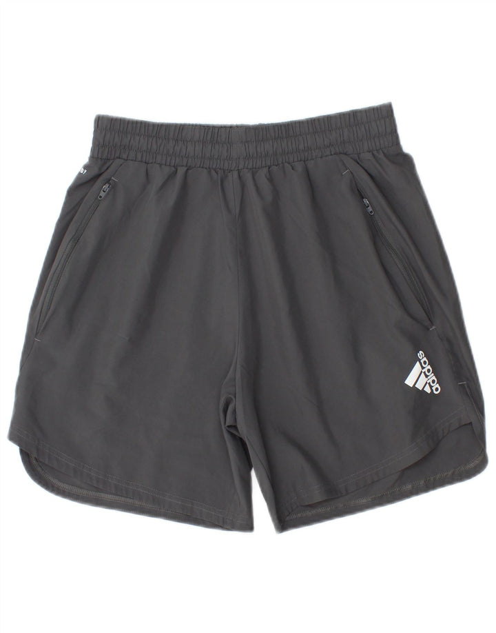 Adidas Short de sport Aeroready pour homme, petit, gris