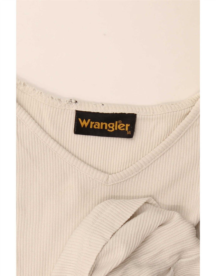 Wrangler T-Shirt Top Homme Blanc Cassé Moyen