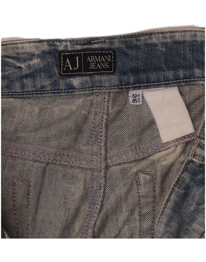 Armani Femme Jean Droit W26 L34 Bleu