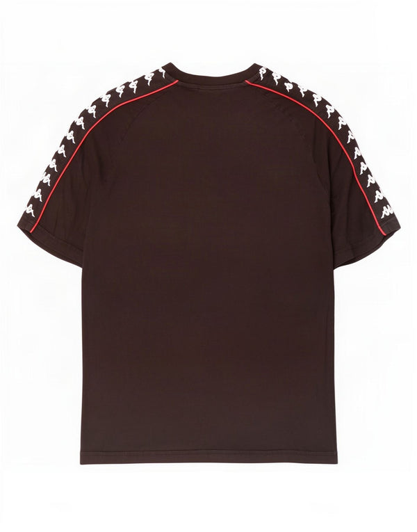 Kappa T-Shirt Graphique Homme Top XL Noir Coton