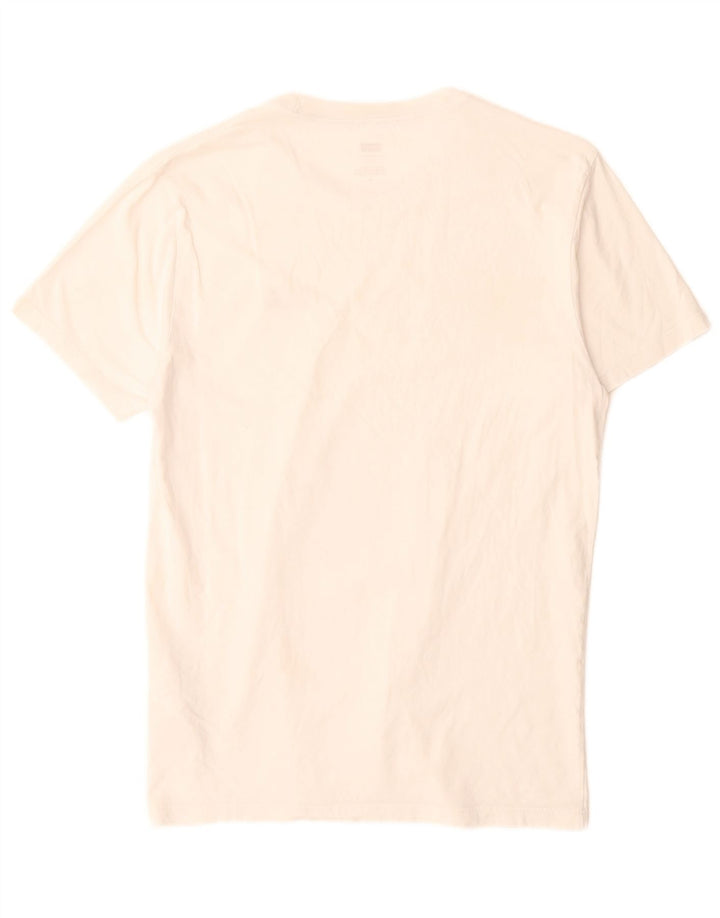 Levi's Tee-Shirt Slim Homme Blanc Moyen Coton