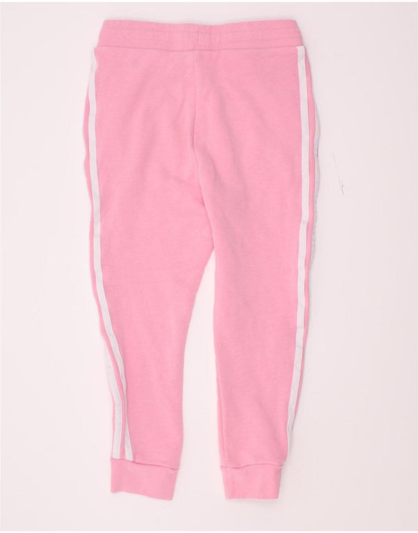 Adidas Pantalon de Survêtement Fille Joggers 5-6 ans Rose Coton