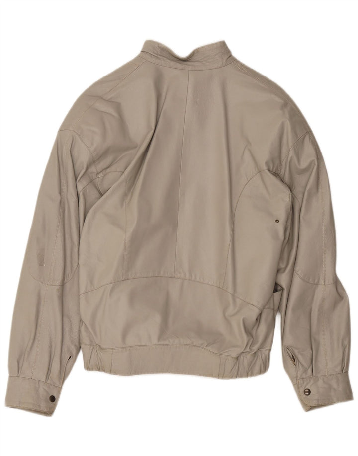 Moda Italiana Veste en cuir pour homme IT 48 Cuir beige moyen