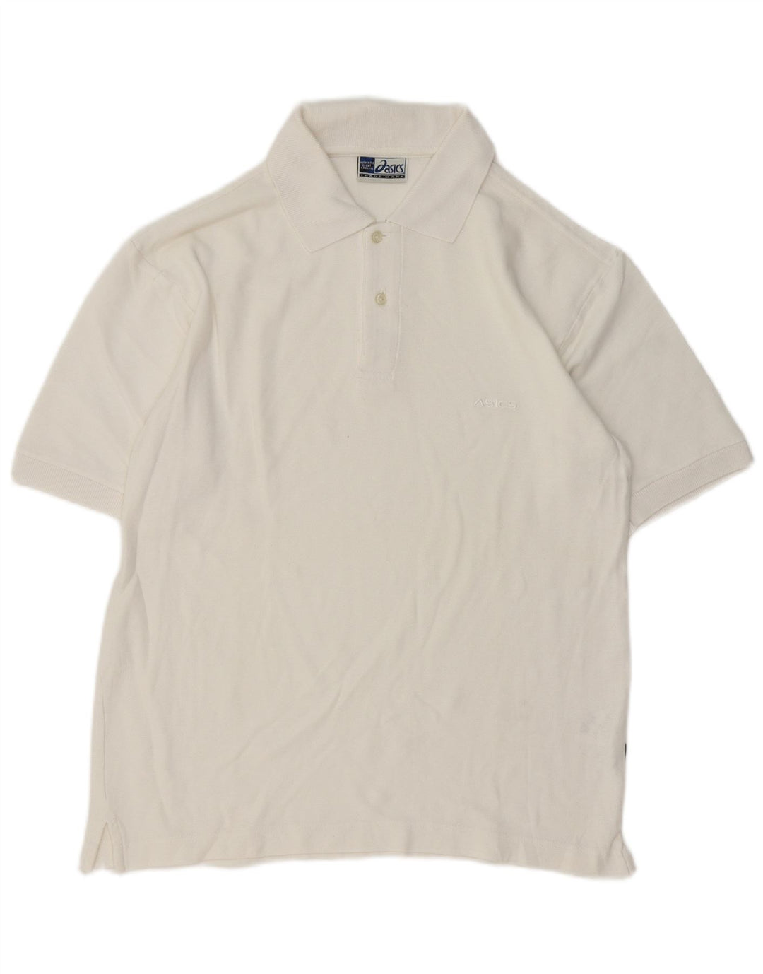 Asics Polo Homme Petit Blanc Coton