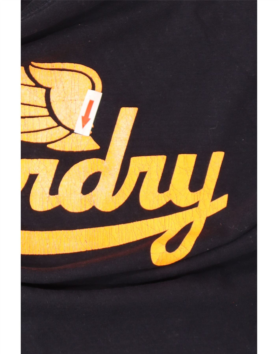 Superdry Hommes Classics Graphic T-Shirt Top Large Bleu Marine Coton