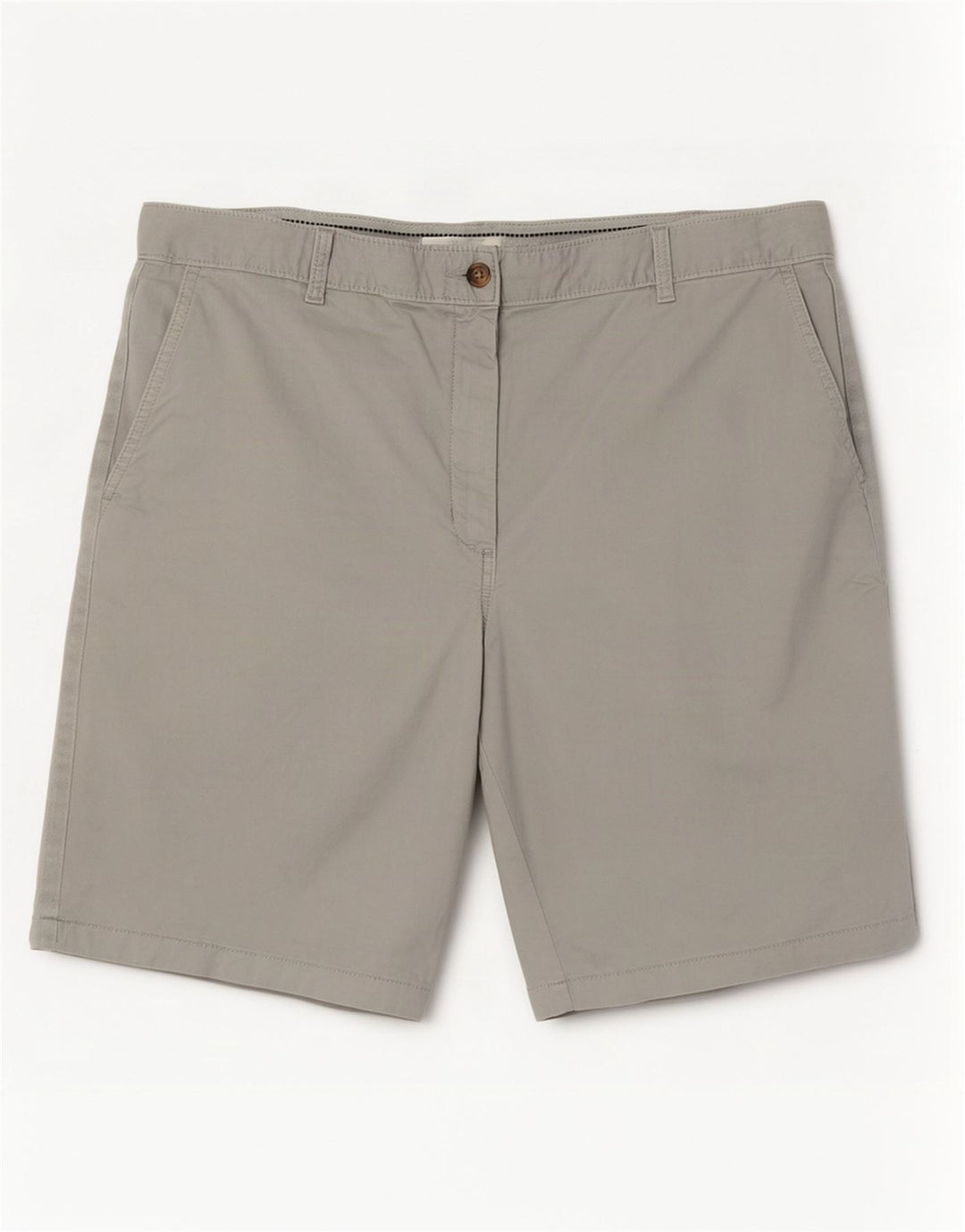 Marks & Spencer Short Chino pour Femme UK 16 Large W36 Coton Gris