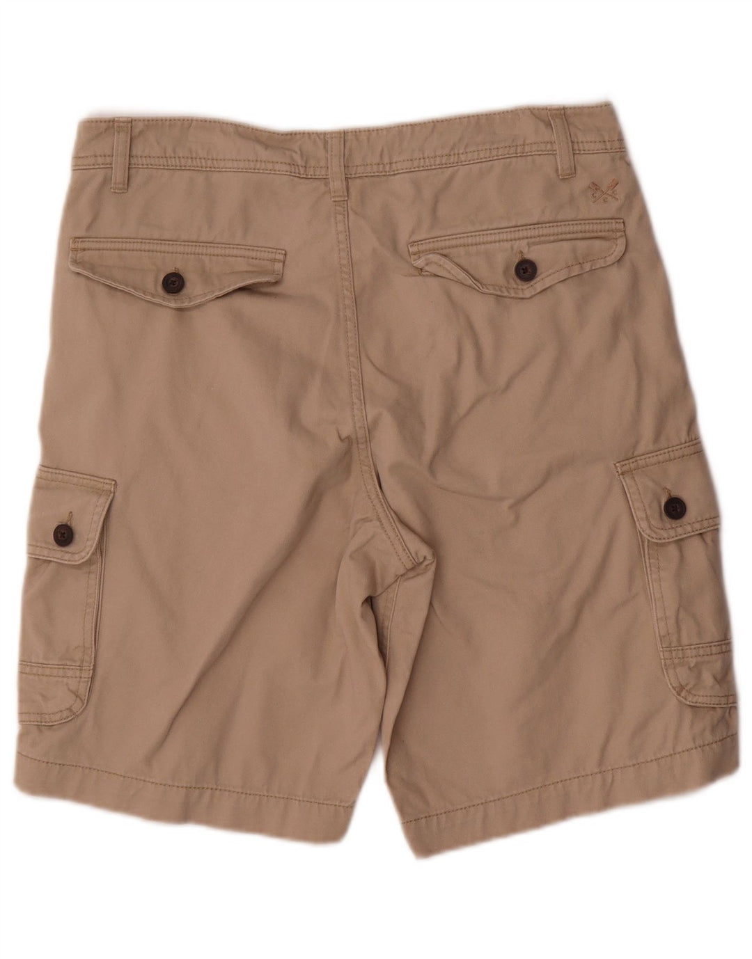 Crew Clothing Short Cargo Homme W32 Coton Beige Moyen