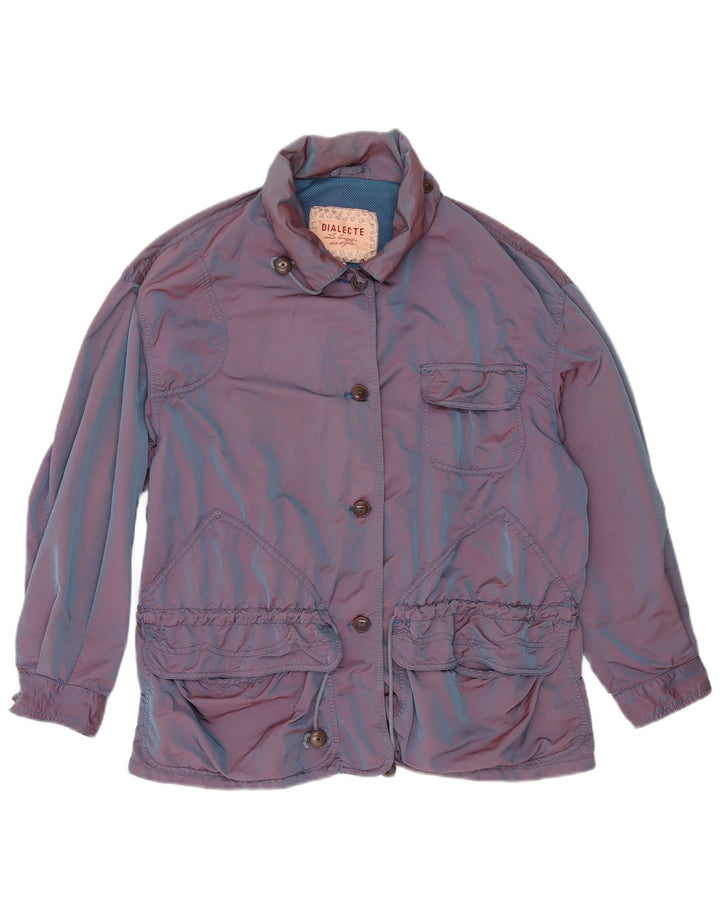 veste utilitaire surdimensionnée femme vintage IT 44 Polyamide bleu moyen