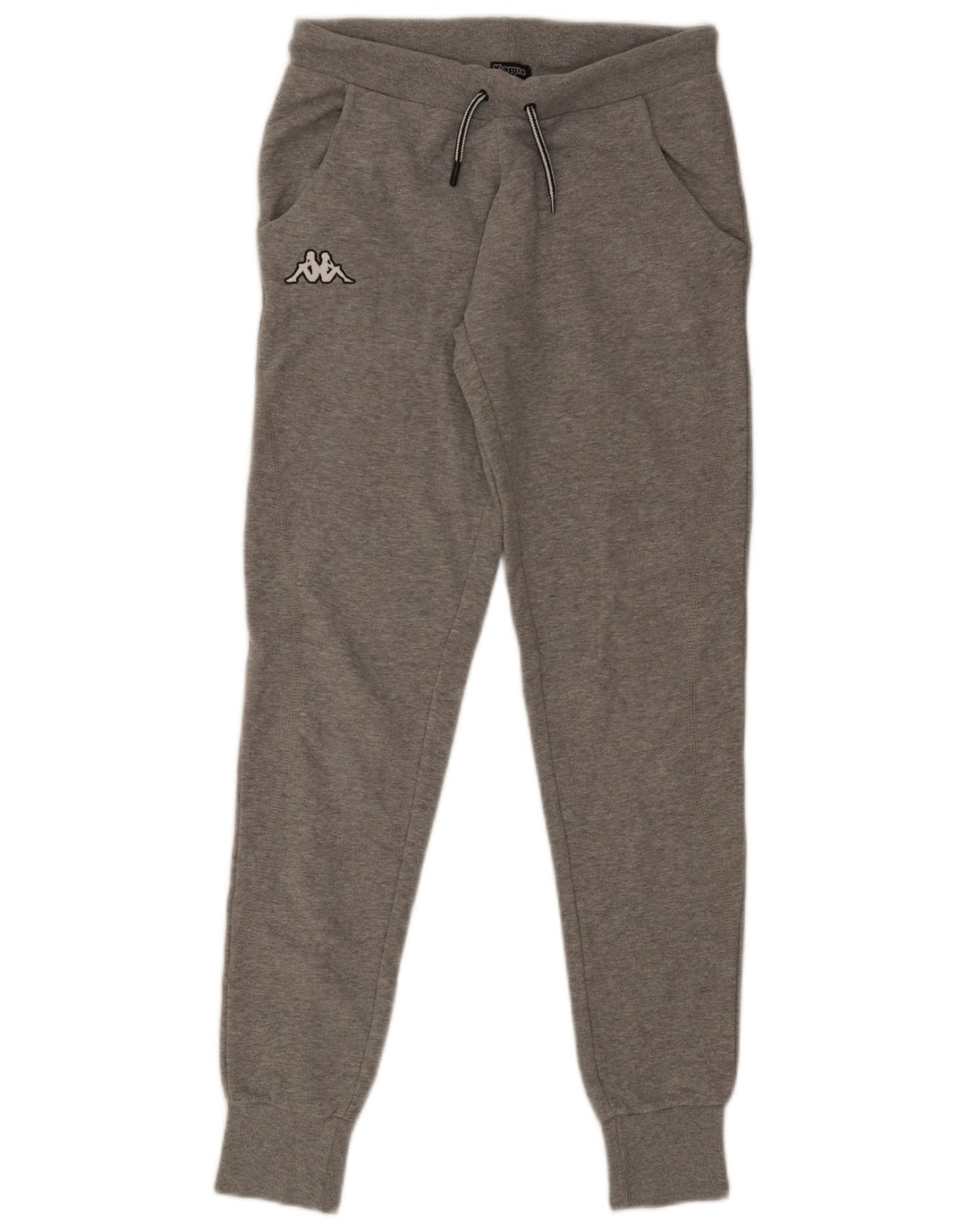 Kappa Pantalon De Survêtement Joggers Homme Gris Moyen Coton