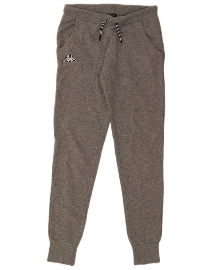 Kappa Pantalon De Survêtement Joggers Homme Gris Moyen Coton