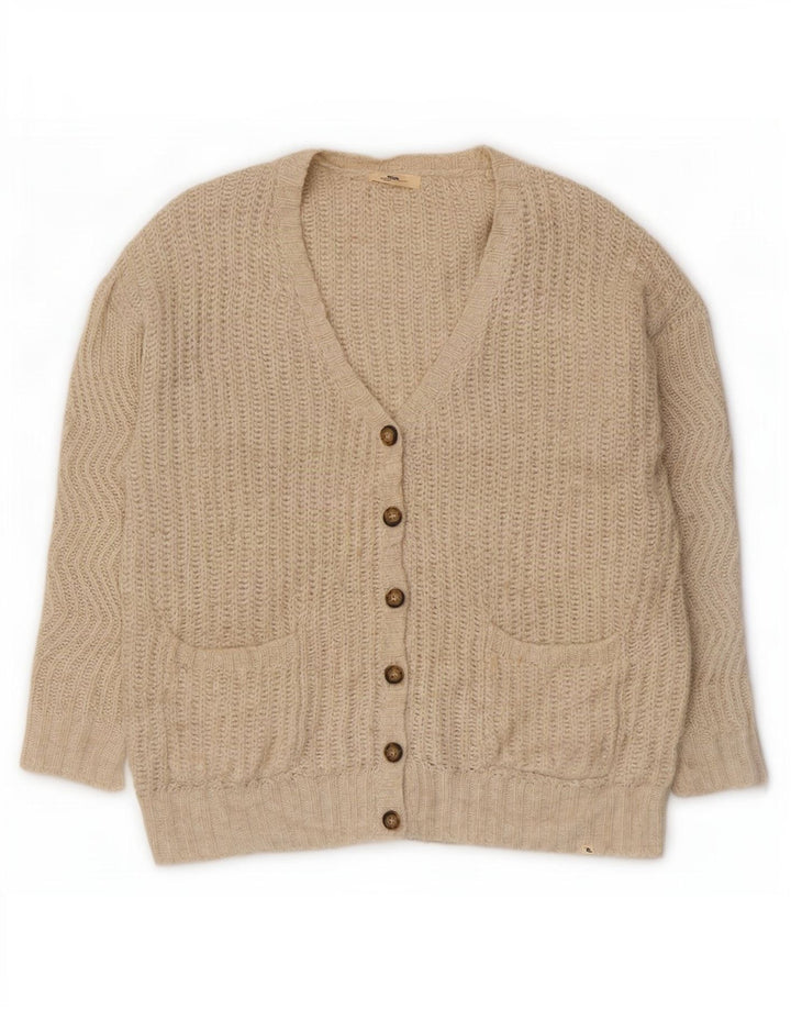 Rip Curl Cardigan surdimensionné pour femme UK 14 Beige moyen