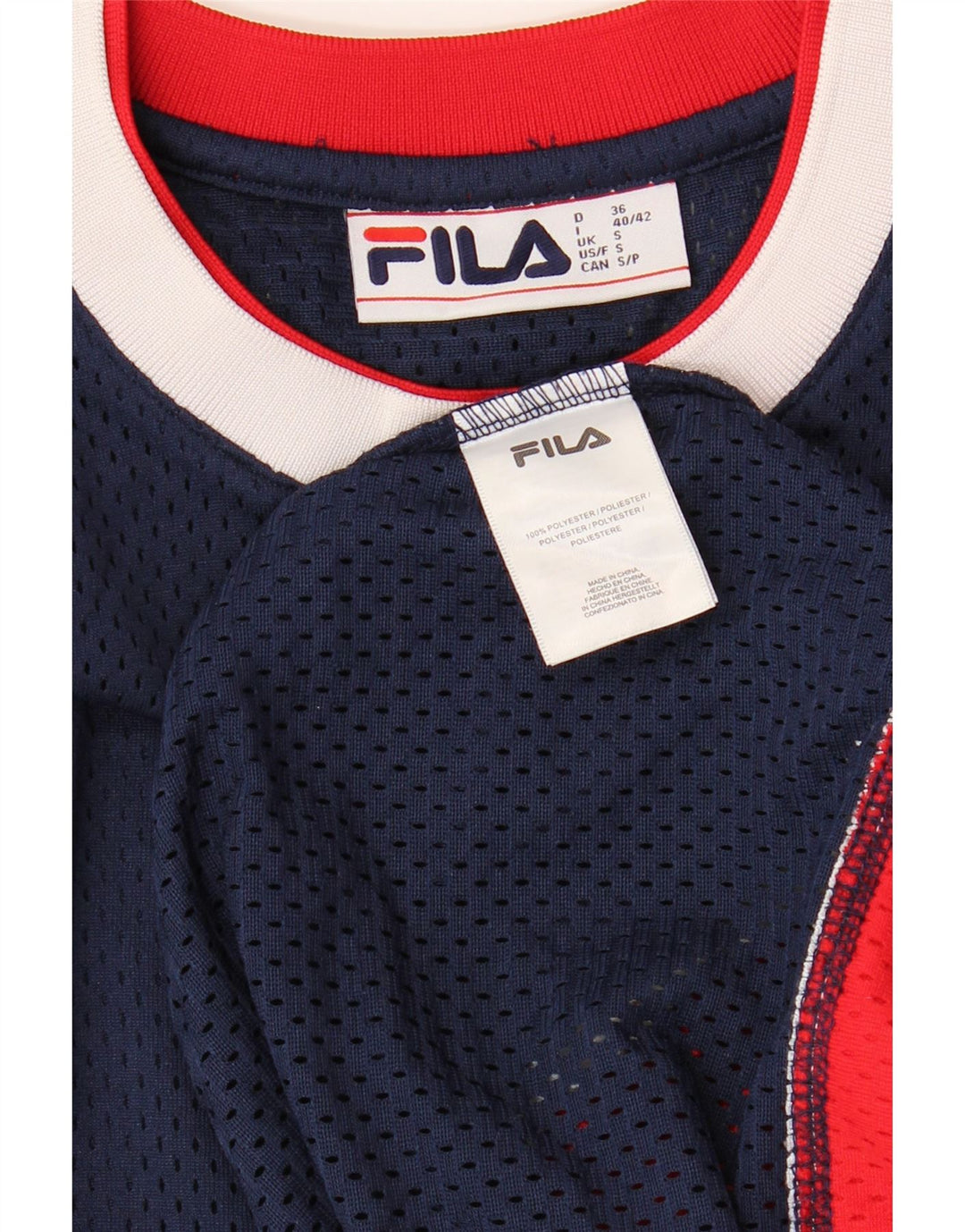 FILA T-Shirt Graphique Homme Petit Bleu Marine