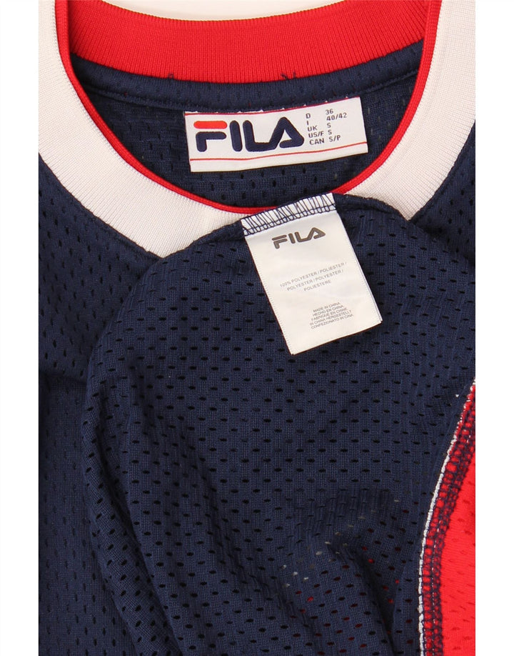 FILA T-Shirt Graphique Homme Petit Bleu Marine