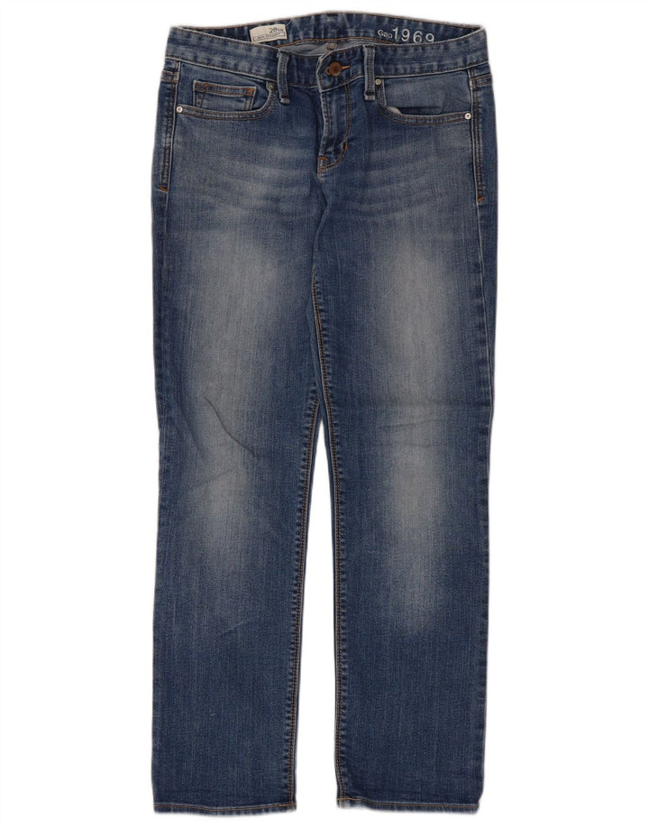 Gap Jean Droit Femme W28 L27 Bleu Coton