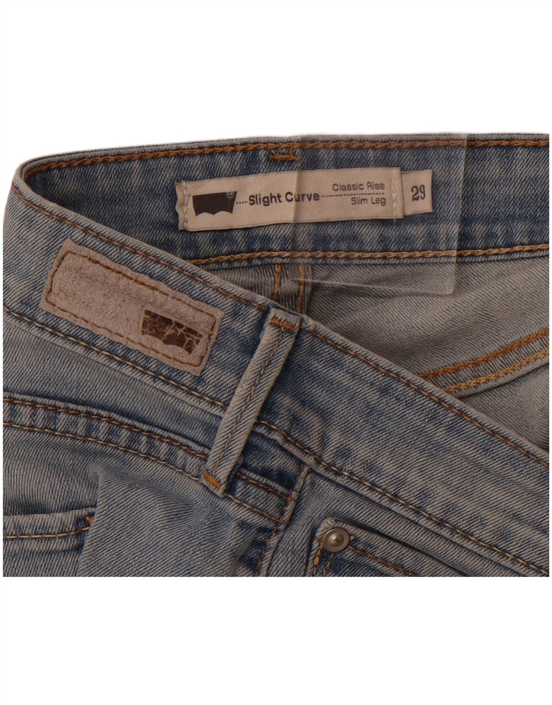 LEVI'S Jean Slim Slight Curve Taille Classique Femme W29 L28 Bleu