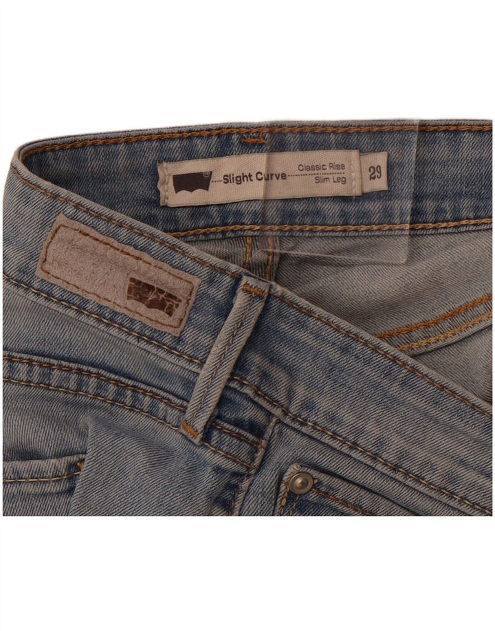 LEVI'S Jean Slim Slight Curve Taille Classique Femme W29 L28 Bleu