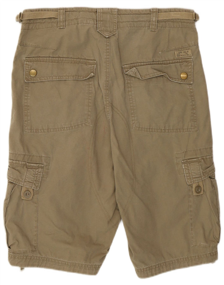 H&M Short Cargo W32 Kaki Moyen Homme