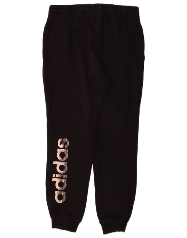 Adidas Pantalon de survêtement graphique pour femme Joggers UK 16/18 Large Noir