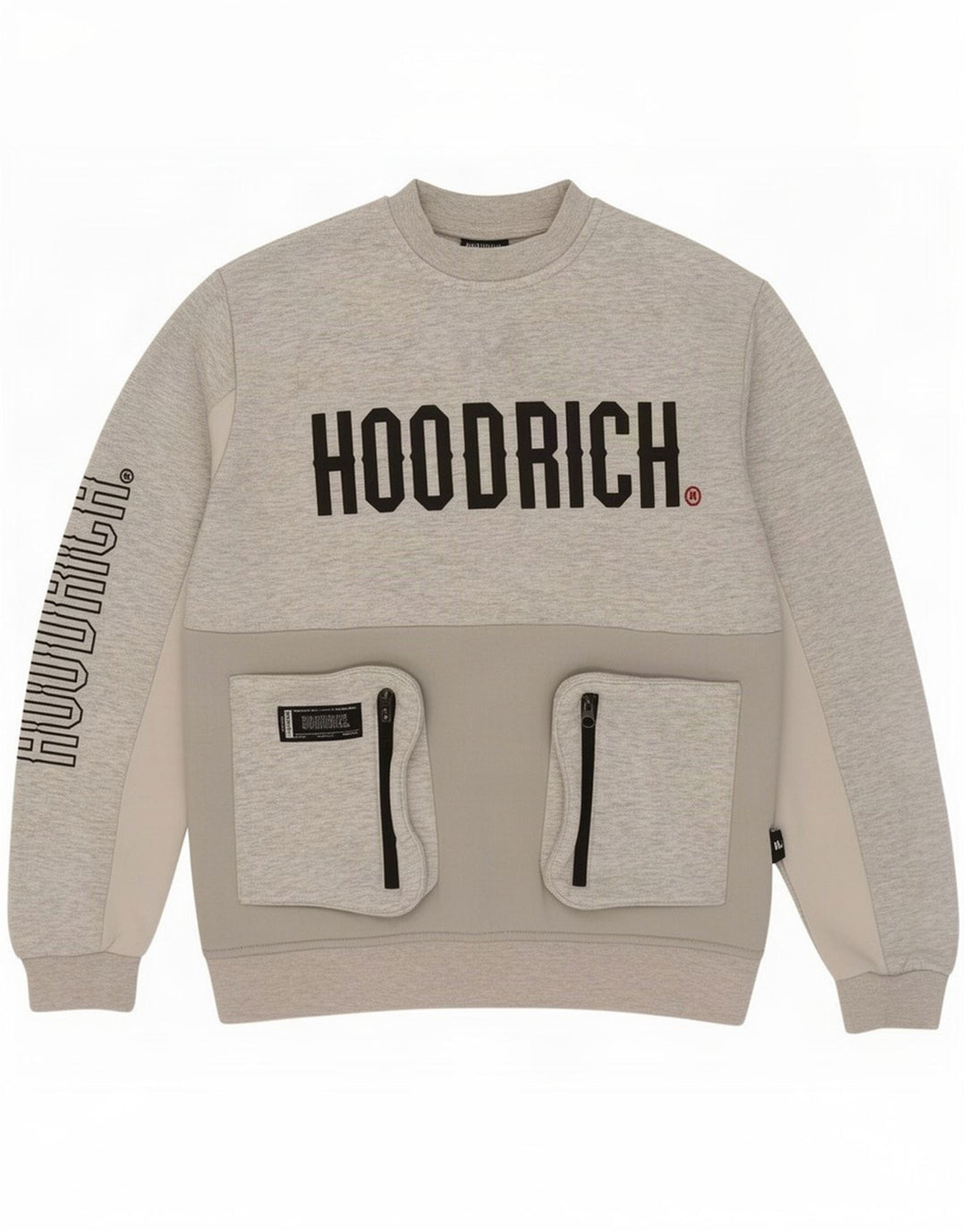 Hoodrich Sweat-Shirt Graphique Homme Petit Gris Moucheté Polyester