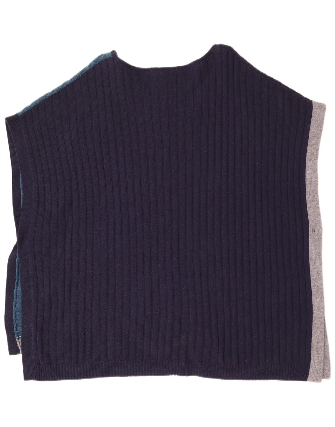 White Stuff Poncho Jumper pour femme UK 16 Large Bleu marine Colourblock
