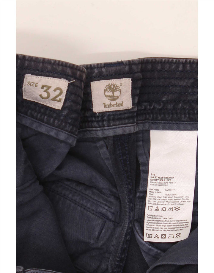Timberland Short Cargo W32 Homme Bleu Marine Moyen Coton