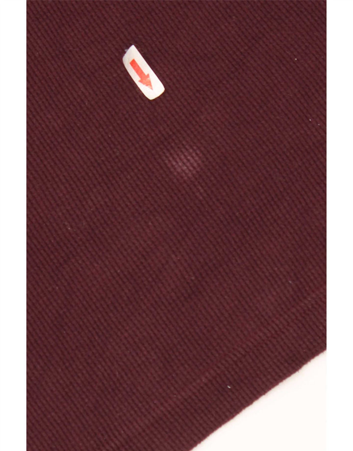Gap Haut Homme Manches Longues Coton Bordeaux Moyen