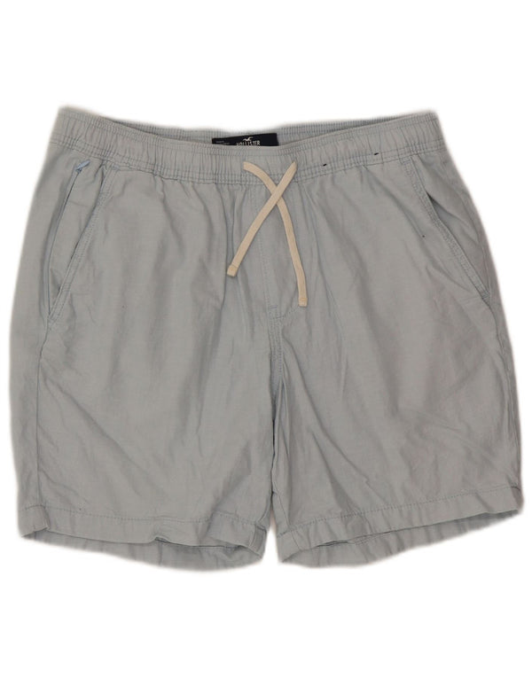 Hollister Short Chino Homme Large W34 Bleu Coton