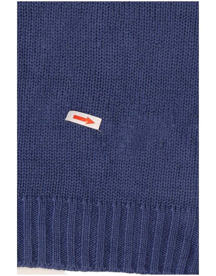 Pierre Cardin Pull à col zippé pour homme Grand Bleu