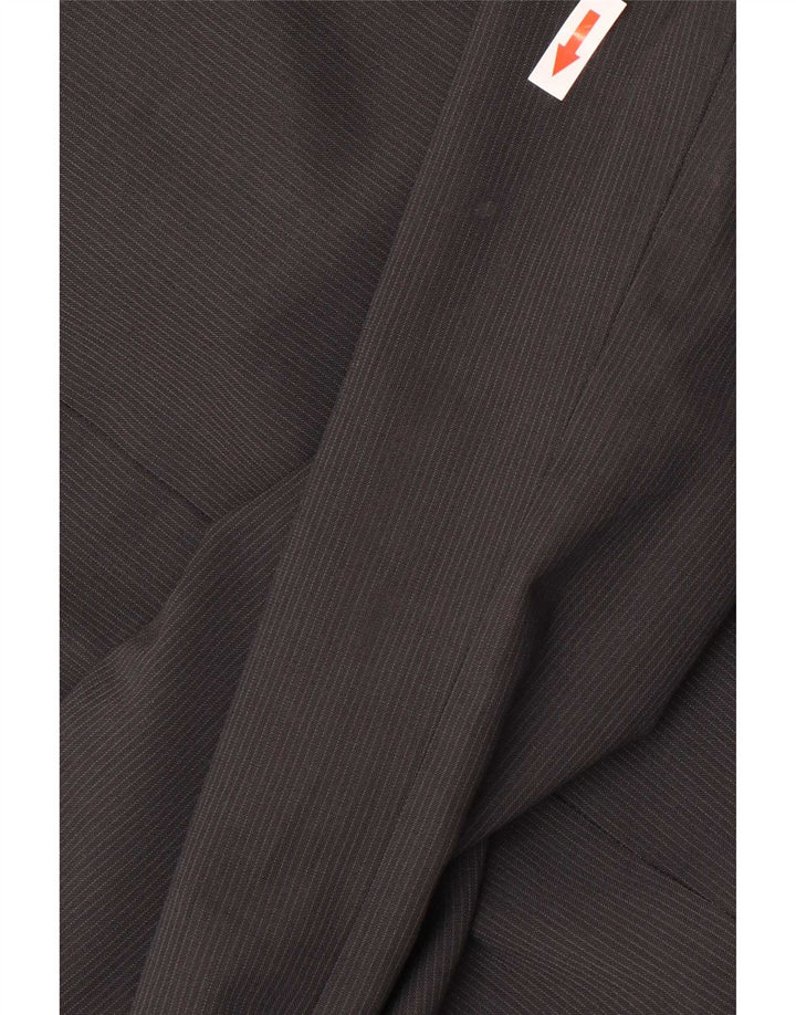 Marks & Spencer Veste blazer à 2 boutons pour homme UK 40 Gris moyen à fines rayures