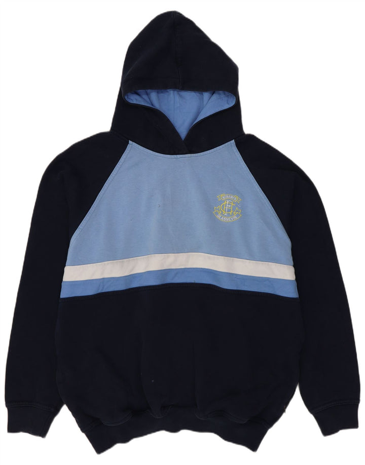 O'Neills Pull à capuche surdimensionné pour femme UK 14 Bleu marine moyen Colourblock