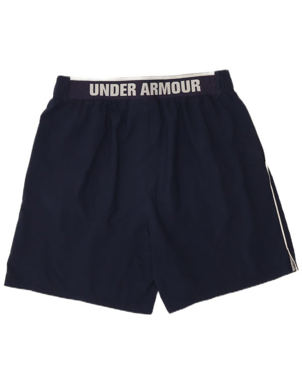 Under Armour Short de Sport Heat Gear Graphic Homme Bleu Marine XL