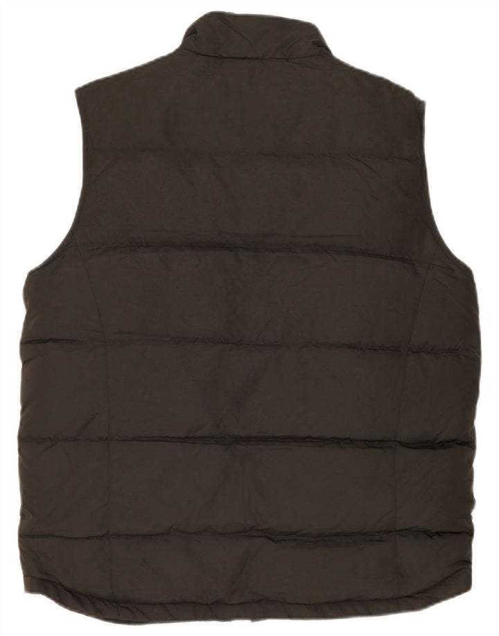 John Lewis Gilet rembourré pour homme UK 38 Medium Kaki Nylon
