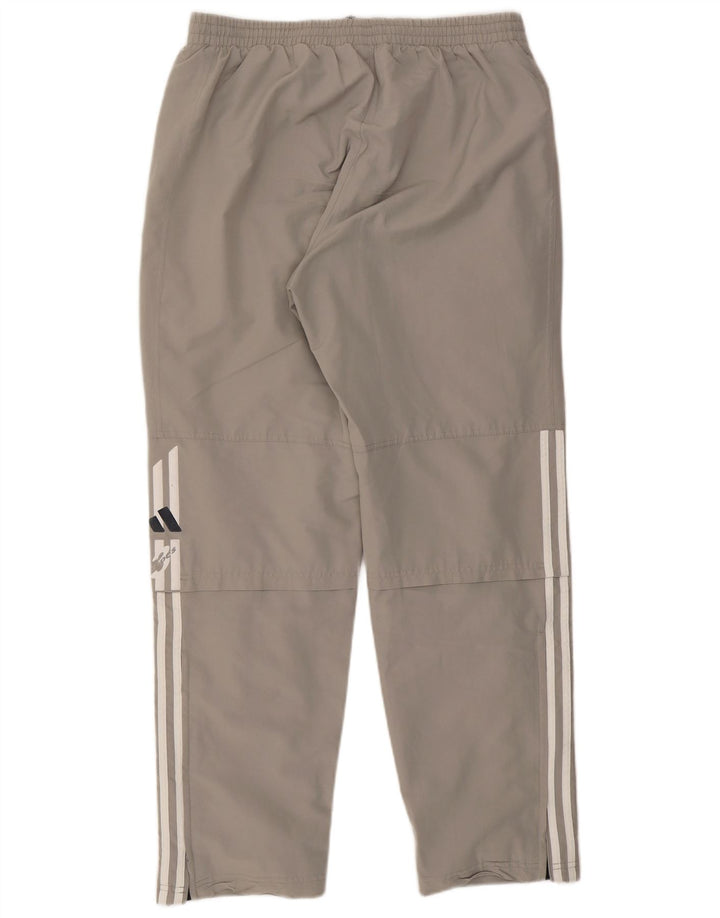 Adidas Pantalon de survêtement pour homme UK 40/42 Gris moyen Polyester